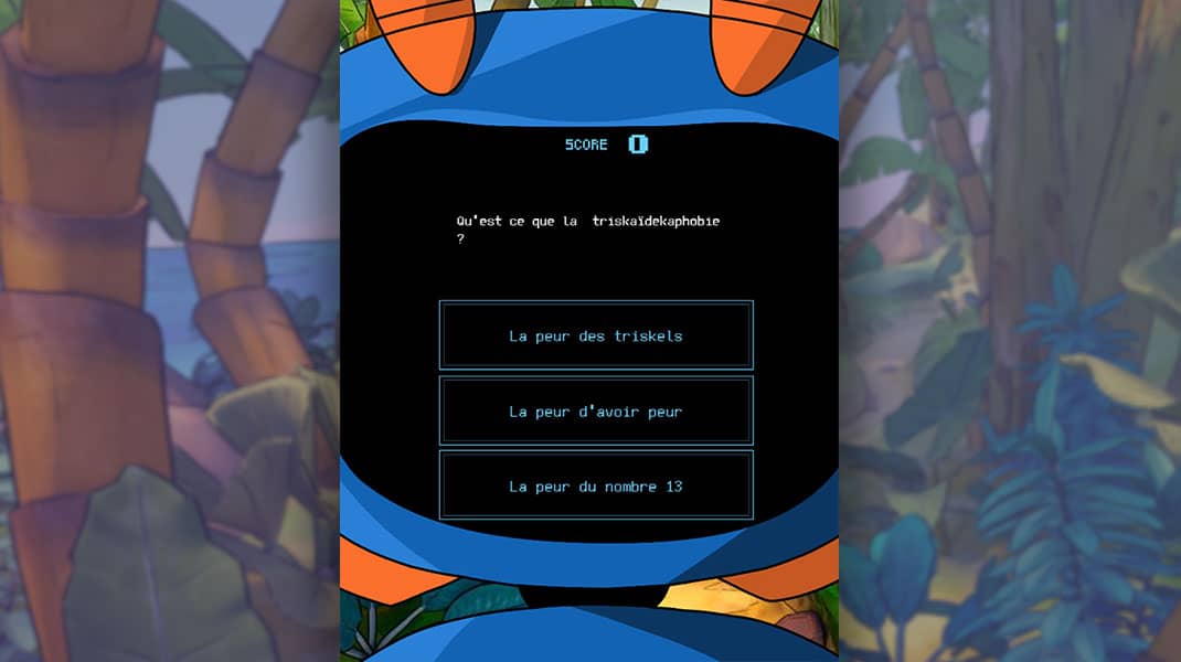 Screenshot du serious game Mission Discovery