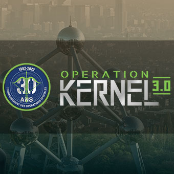 Logo du serious game cybersécurité Opération Kernel 3.0 du COS