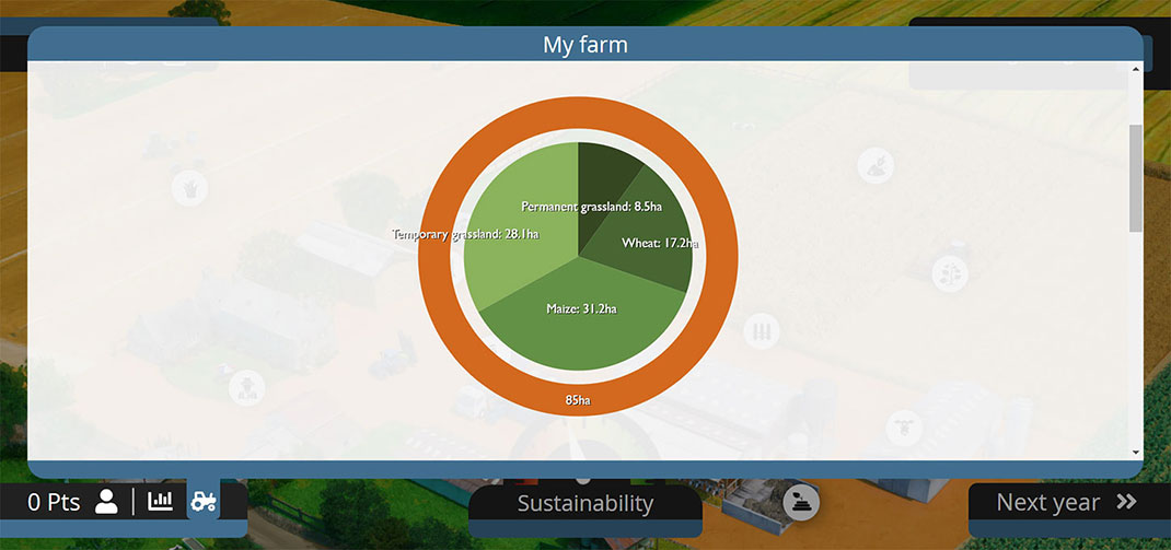 serious game SEGAE farm production screenshot